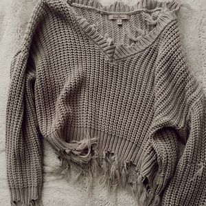 ribbed sweater